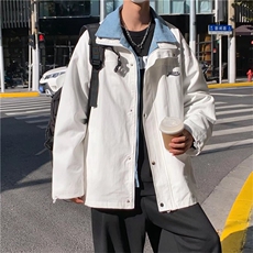 潮流夹克潮男春季牛仔假两件JK8848P60，男装夹克，星座1116-2