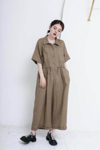 百分百纯亚麻,女装,E·呀