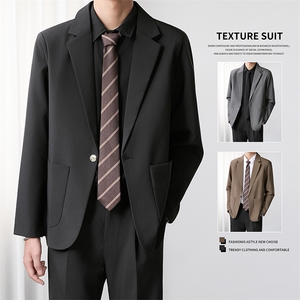 1506A/GW910/P67韩系抗皱垂感西装外套季商务百搭休闲小西服上衣1
