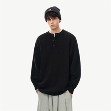 5W件现货亨利领美式cleanfit毛衣外套情侣款上衣Q7142-TP35不，男装针织衫/毛衣，电商A102