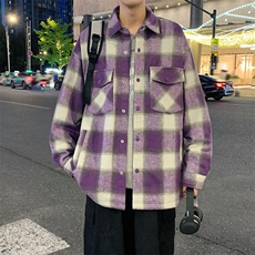 紫色格子