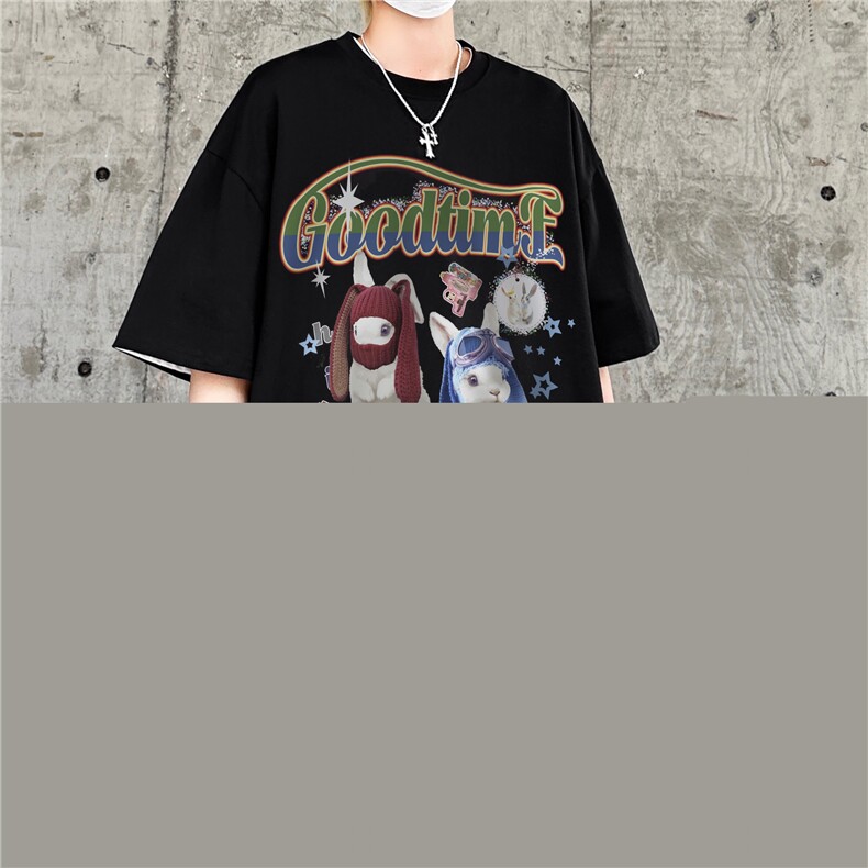 24夏季新款街头潮牌时尚个性印花短袖t恤中性XZ301B-JB4403-p28,男装T恤,星座301B