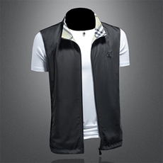 2025春装男士两面穿马甲背心M-5XL9009-P140（镂空图），男装背心/马甲，钱塘6026