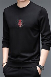2023新款卫衣男士上衣针织衫长袖T恤P49图片