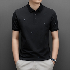 夏季短袖POLO衫中青年男装时尚百搭商务休闲翻领t恤QS3065-P70，男装Polo衫，星座1105-3