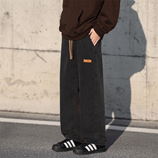 8XL-M特大码牛仔裤男宽松直筒裤子加肥加大码K908P50控68，男装休闲裤，电商D206-1