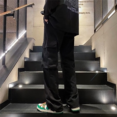 牛仔裤男款冬季宽松直筒潮牌阔腿裤美式N1300P43，男装牛仔裤，星座1116-2