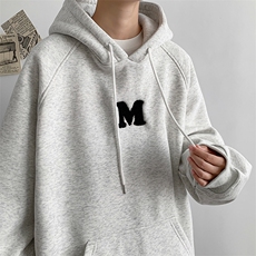 现货主推卫衣男中性风港风连帽刺绣外套416B-1-WY700-P58限78，女装短外套，星座416B-1