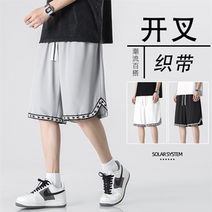 针织短裤百搭休闲运动风超薄五分裤  DK526-特批21图片