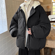 控128加绒面包服男大码羊羔毛棉衣男MY16337-P100，男装棉衣，电商A040