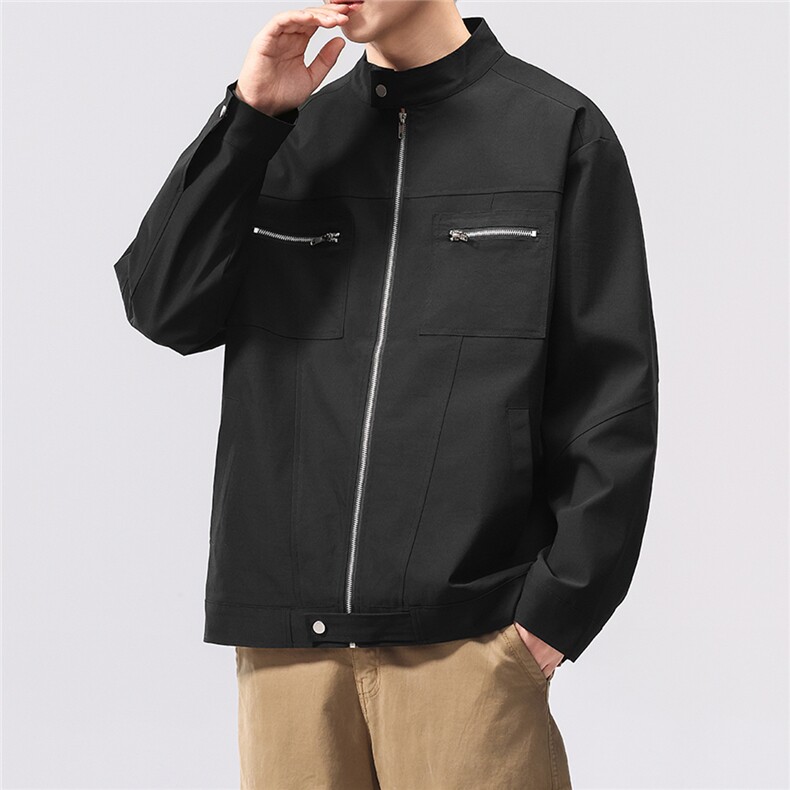 主推工装飞行夹克秋季立领棒球服外套A436-1807-P80119,男装夹克,电商A436