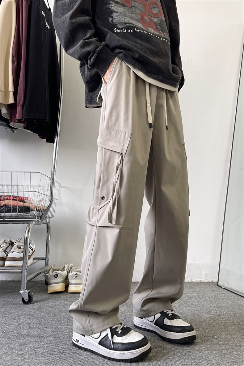 2025春季新款美式ins机能高街裤子冲锋直筒工装裤男883-P45,男装工装外套,电商C305A