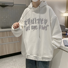 加厚春季潮牌潮烫钻情侣卫衣连帽美式复古hiphop高街外套，男装卫衣，星座512-2
