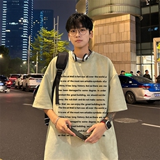 量大优供视频重磅麂皮绒短袖t恤男JT526-特p19，男装T恤，电商B371