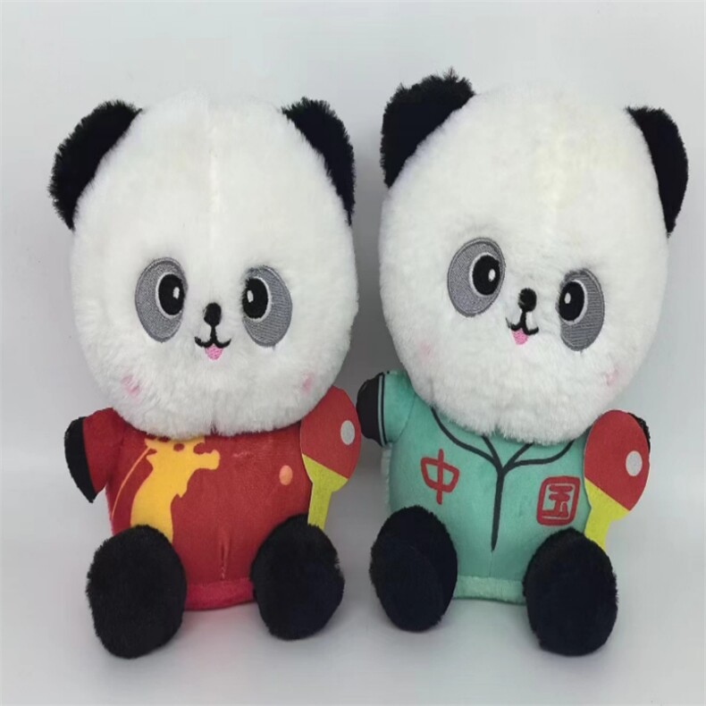 乒乓熊猫，航泽毛绒
