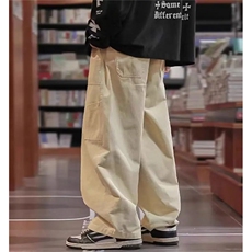 现货!港风新款2025潮流百搭直筒宽松大码牛仔裤松紧腰NZ6174-P45，男装牛仔裤，星座1103-2