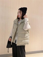 6898羽绒马甲，女装马甲，艾辰莉