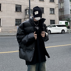 立领棉衣棉服男宽松纯色棉袄加厚M0225-P98，男装棉衣，星座308B-1