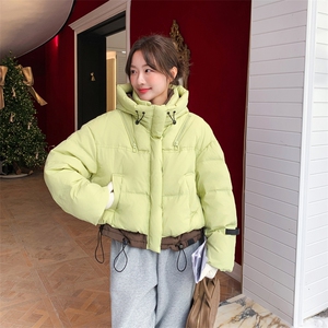 新款糖果色连帽羽绒服保暖2025年冬季2C267-985-P265-K388图片