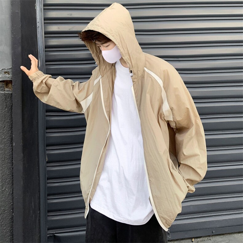 男透气防晒衣防紫外线春夏速干户外运动凉感防晒服J289P45控68，男装防晒衣，电商A157