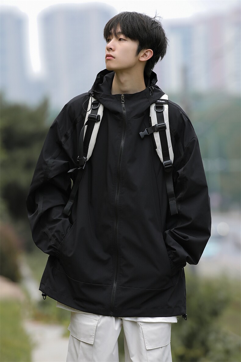 秋季新款美式山系休闲工装冲锋衣潮流夹克外套JK9265-P75控119,男装夹克,电商A128