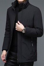 B-N2195冬季男士棉服外套男装可脱卸帽修身加棉保暖潮流P96，男装棉衣，电商B360