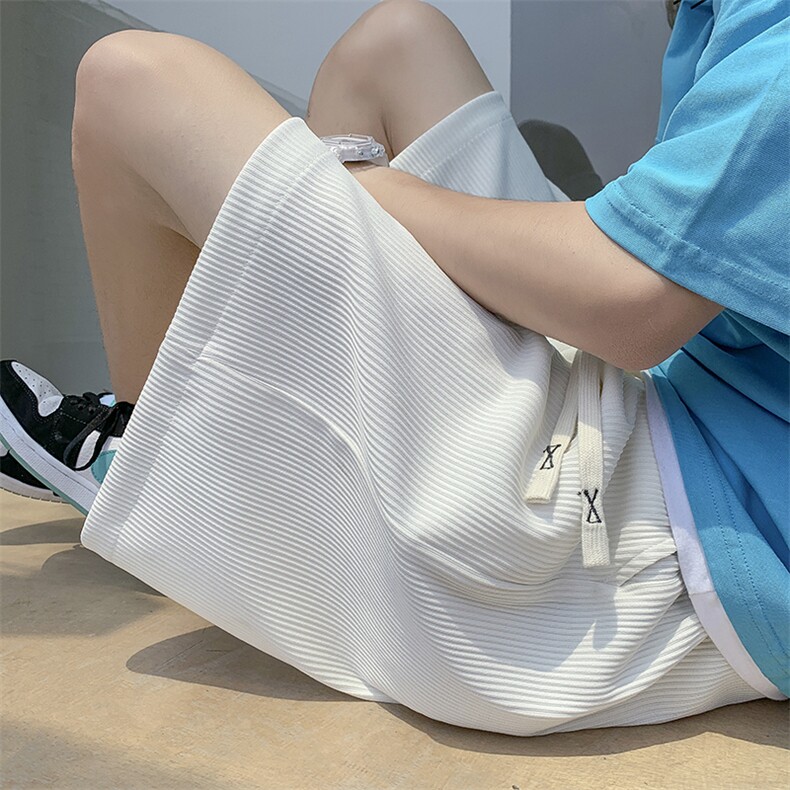 夏季冰丝条纹短裤XZ604-KP71-P30控39,男装牛仔裤,星座604