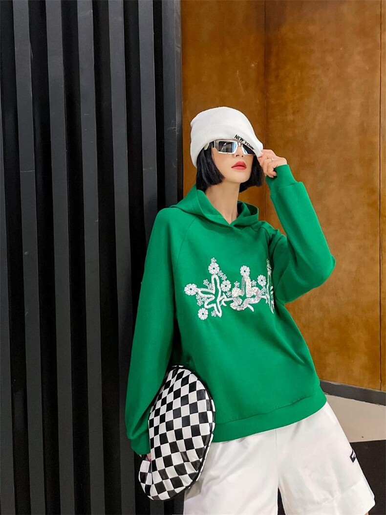 空气卫衣，女装卫衣/绒衫，韩外