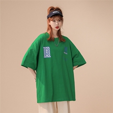 1中性风大码M-5XL日系休闲情侣女风短袖T恤男DT7653P30控45，男装T恤，星座226-2