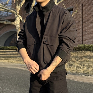 JK007硬汉 大口袋工装教练飞行员夹克 聚酯纤维(S-3XL)TP38图片