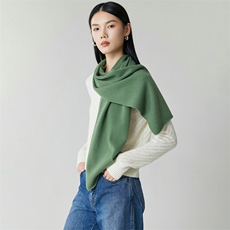 2025年秋季通勤双股挑空圆领时尚百搭通勤休闲，女装羊绒衫，朝思纯山羊绒