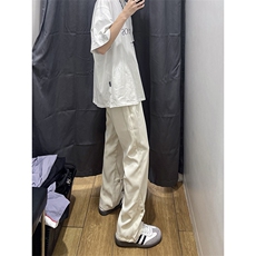 美式高街hiphop冰丝铆钉微喇休闲西裤货号K2425P55，男装西裤，电商A063
