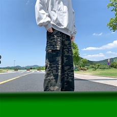 2024秋季休闲迷彩裤高街美式潮牌抖音工装裤kk391P55，男装工装外套，星座712