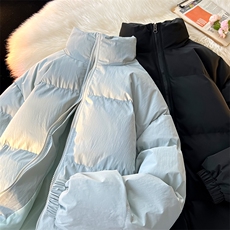 ！2025新款加厚棉服冬季纯色情侣立领棉衣CM88882-P60特，男装棉衣，星座815A