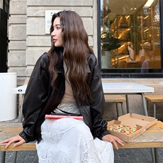26年新款现货大货已到店高级感夹克皮衣6833-P185-K278，女装皮衣，2D034