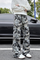 XK60020-P38男秋季潮牌宽松迷彩卫裤美式裤子，男装休闲裤，电商A178