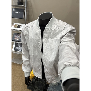 飞行员短款夹克男女加棒球服外套A086-DY195-P80加厚DY195JR-P90图片