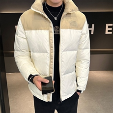 2025冬季新款男士轻薄立领潮牌潮流保暖拼接羽绒服YR8087-P175，男装羽绒服，电商A413