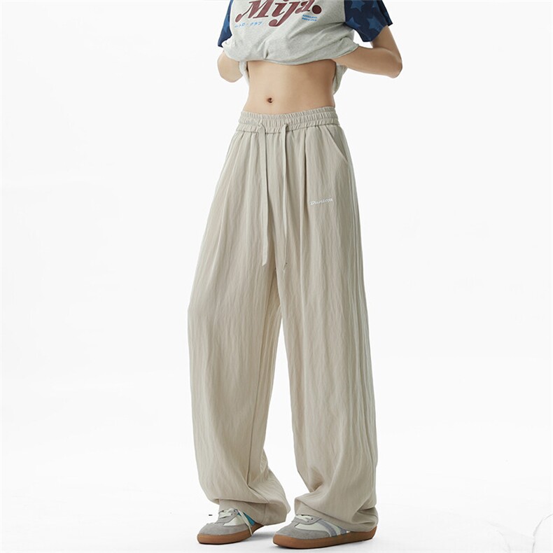 02夏季宽松直筒休闲裤透气凉爽防晒冰丝裤XZ211-1-K2528-P55控78，男装防晒衣，星座211-1