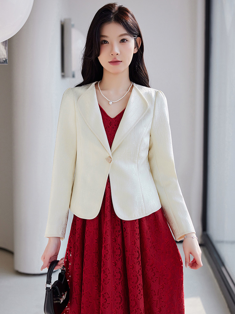 小香风外套女短款2025春秋新款披肩短外套坎肩配旗袍裙上衣子外搭,女装短外套,婵米儿