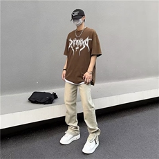 美式牛仔裤男春秋新款休闲直筒裤TG04P40，男装牛仔裤，星座1116-2