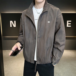 休闲长袖上衣男休闲百搭夹克立领外套A329-JK2525-P135