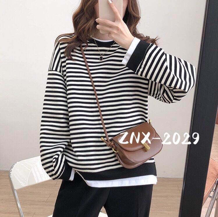 【现货】秋季新款。假两件卫衣，女装卫衣/绒衫，BLM