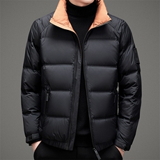 2023年冬季新款商务休闲羽绒服中青年男士立领外套MSNA88616-P245，男装羽绒服，电商B212（原钱塘6029）