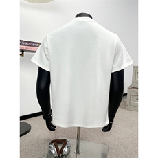 短袖t恤男潮牌夏季宽松五分袖红潮流ins上衣T0283-P40，男装T恤，星座308B-2