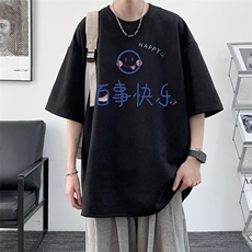 麂皮绒短袖t恤男大码半袖男JD82183-P25，男装T恤，电商A040