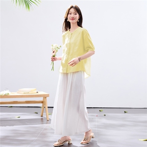 现货2026夏装新款休闲女士两件套套装图片