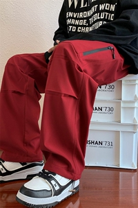 秋冬季美式高街vibe伞兵工装男潮牌休闲裤子XZ301b-2-CK699P32图片