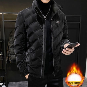 1903B 2067 冬季立领中青老年羽绒服外套保暖防寒羽绒衣潮男图片