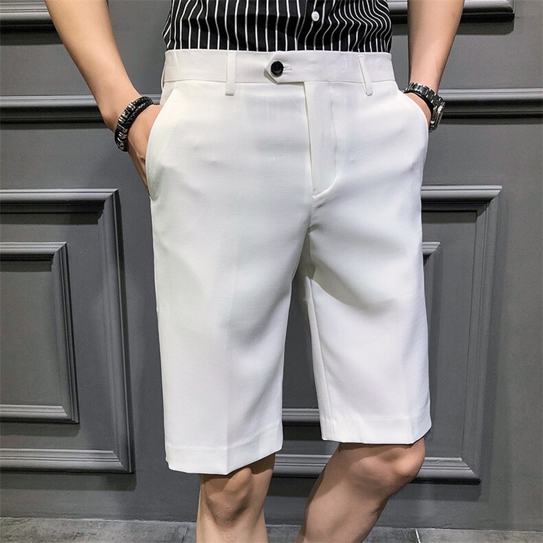 2021夏季英伦风短裤裤男式韩版休闲裤A470-D31图片